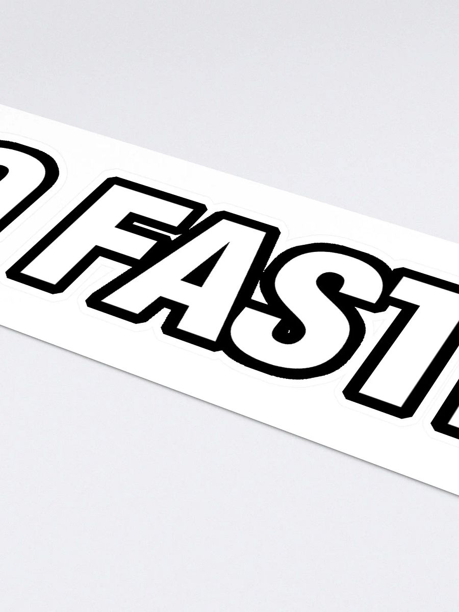 Go Faster - Long Sticker product image (4)