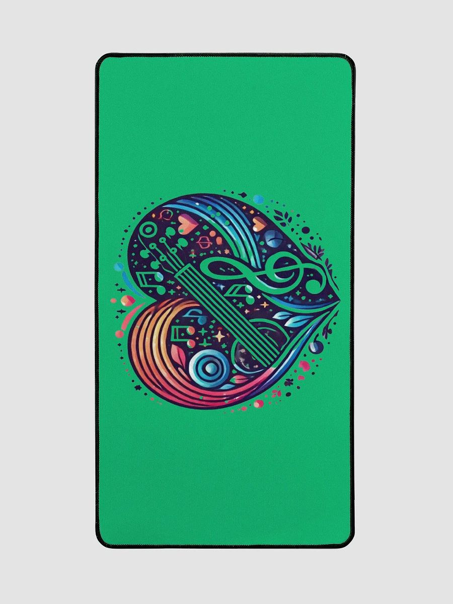 Melodic Heartbeat Desk Mat product image (3)