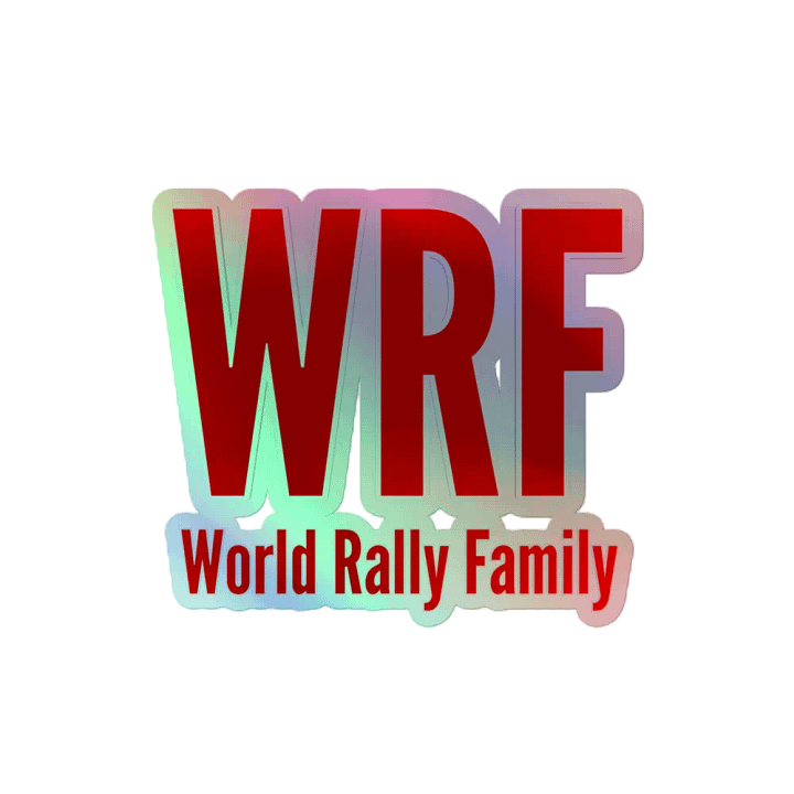 WRF logo Hologram sticker product image (2)