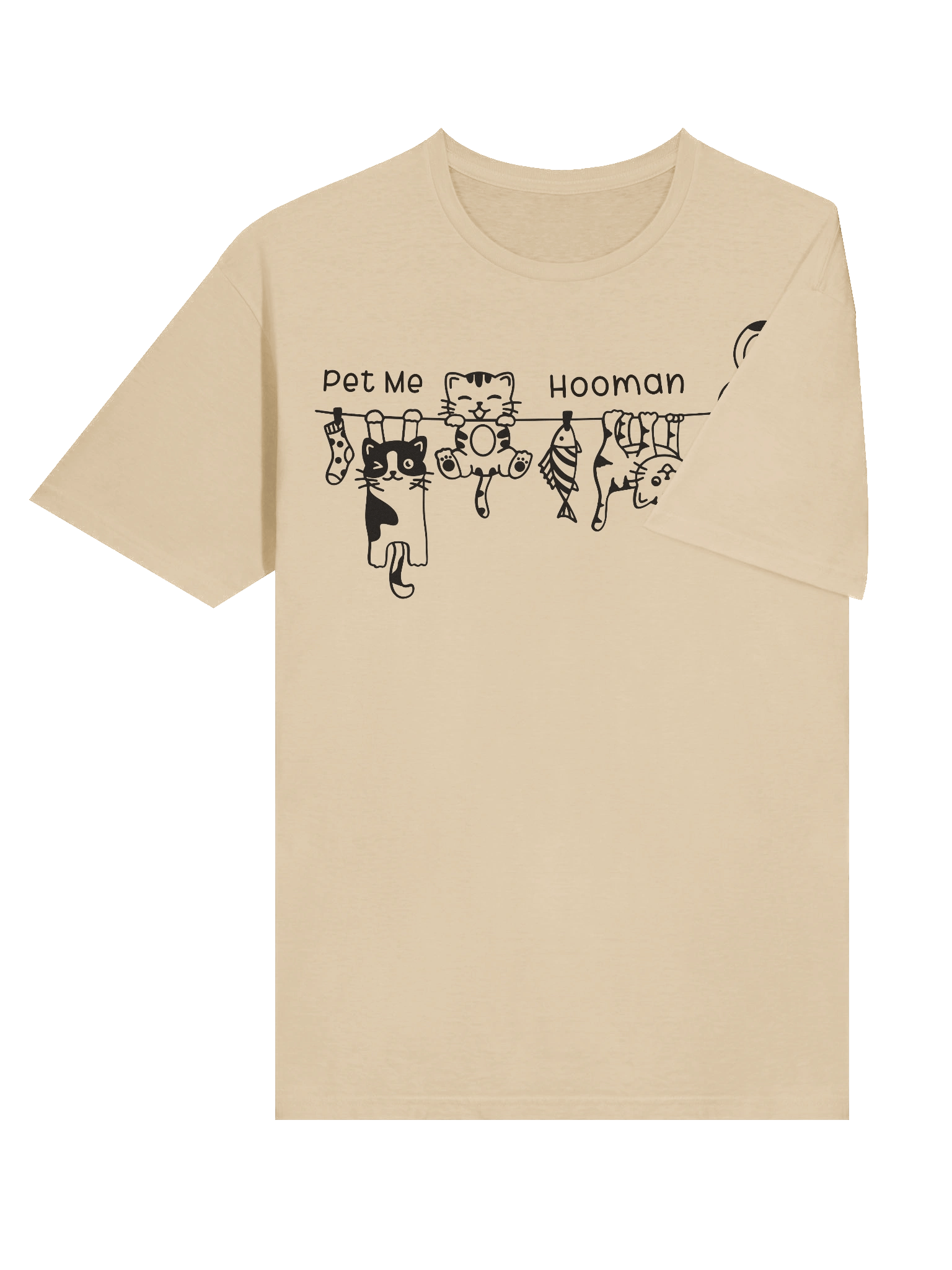 Pet Me Hooman Hanging Cats T-Shirt product image (31)