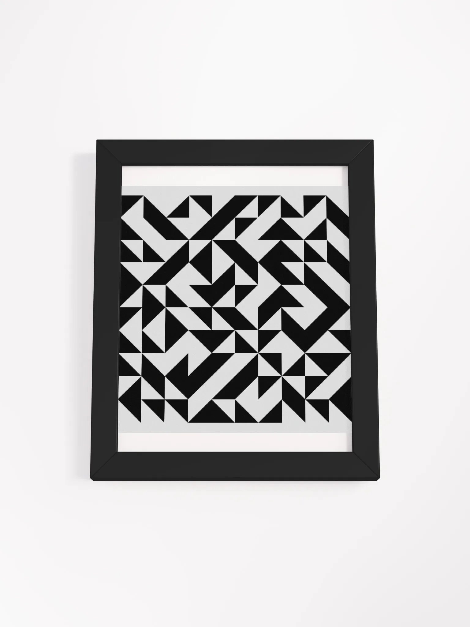 Abstract Geometric Fusion Framed Poster product image (1)