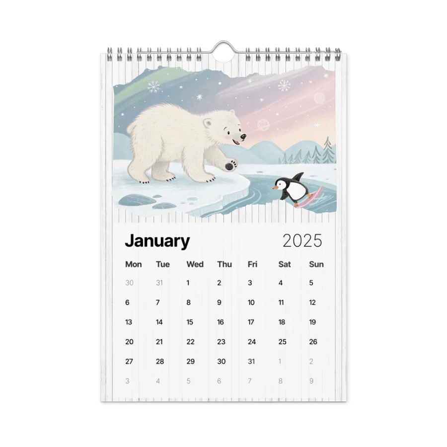 ADORABLE ANIMALS WALL CALENDAR 2025 product image (6)