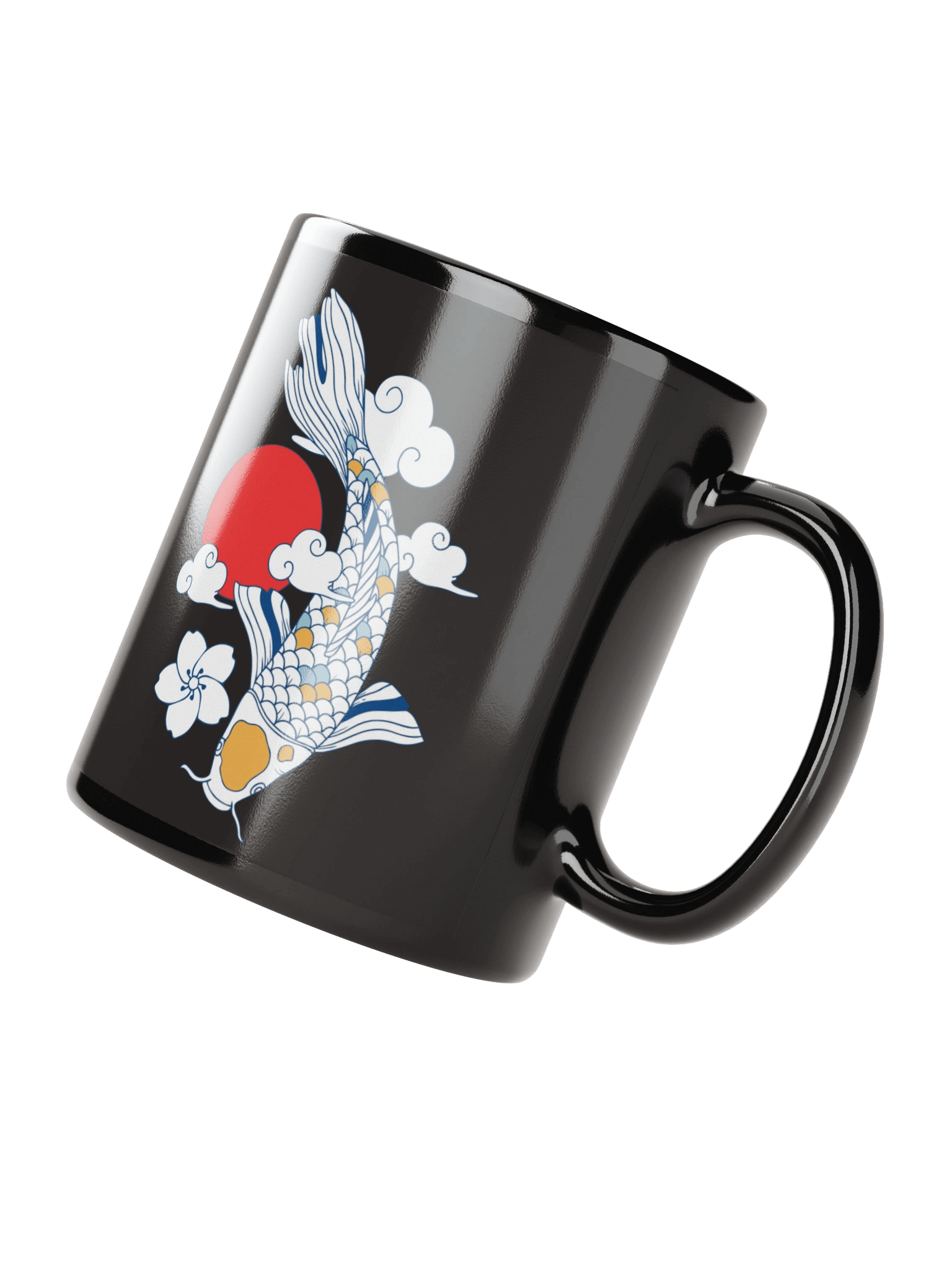 Koi Fish Black Mug product image (2)