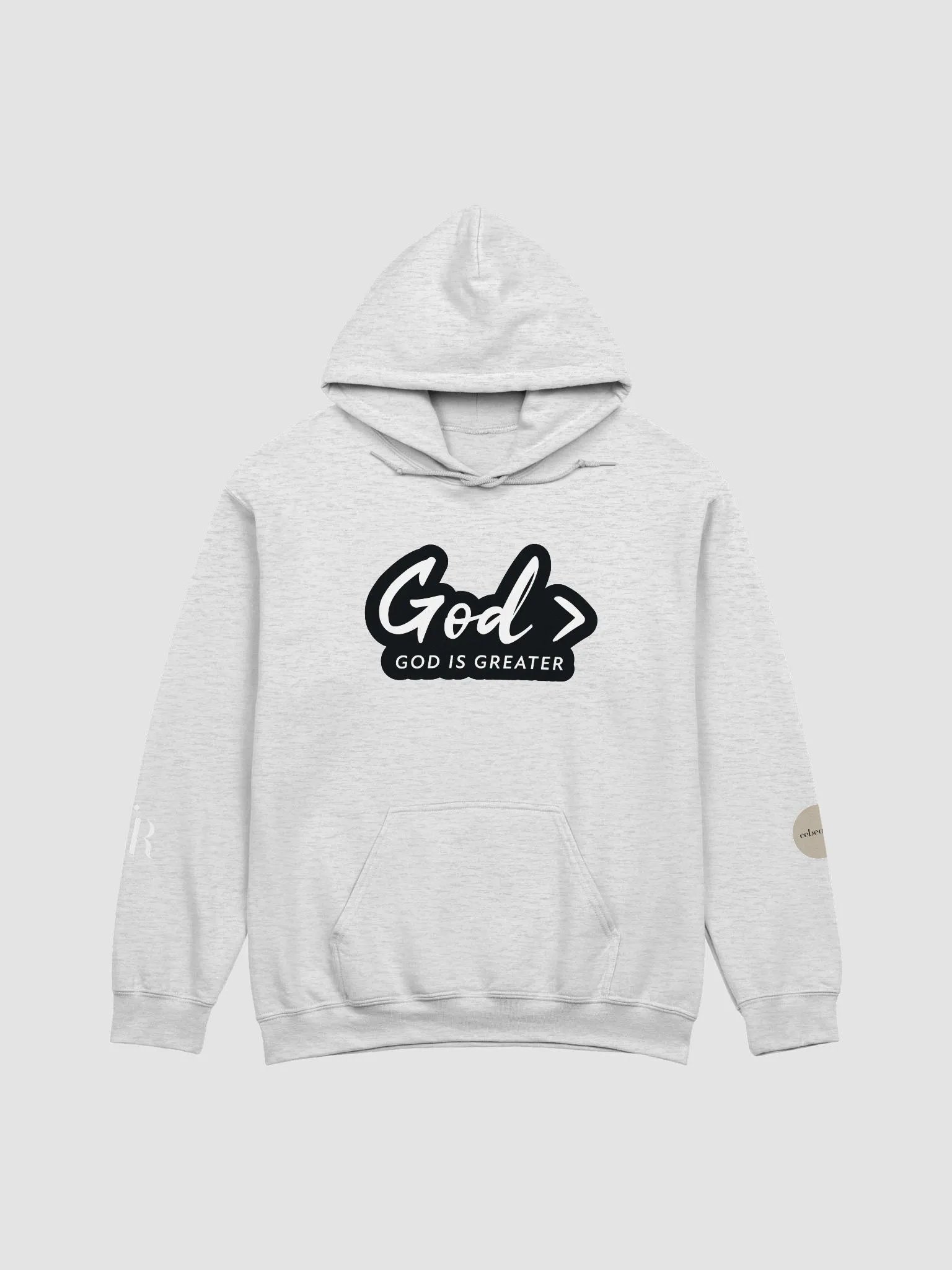 God > HOODIE - (WHITE TEXT) product image (4)
