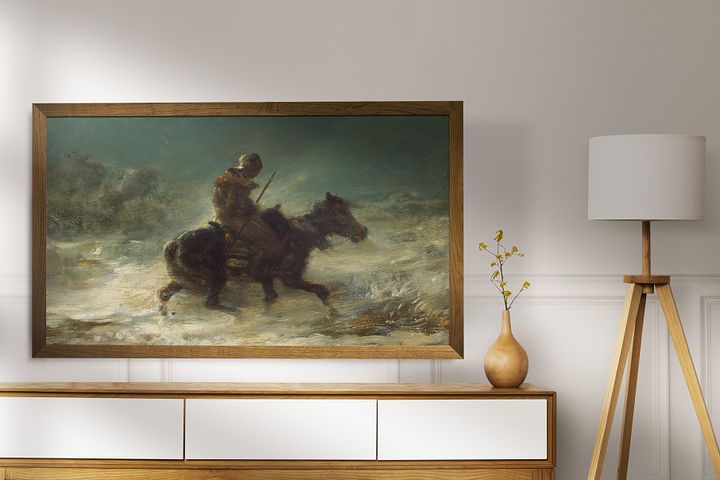 Samsung Tv Frame Vintage Oil Painting 1880 product image (1)