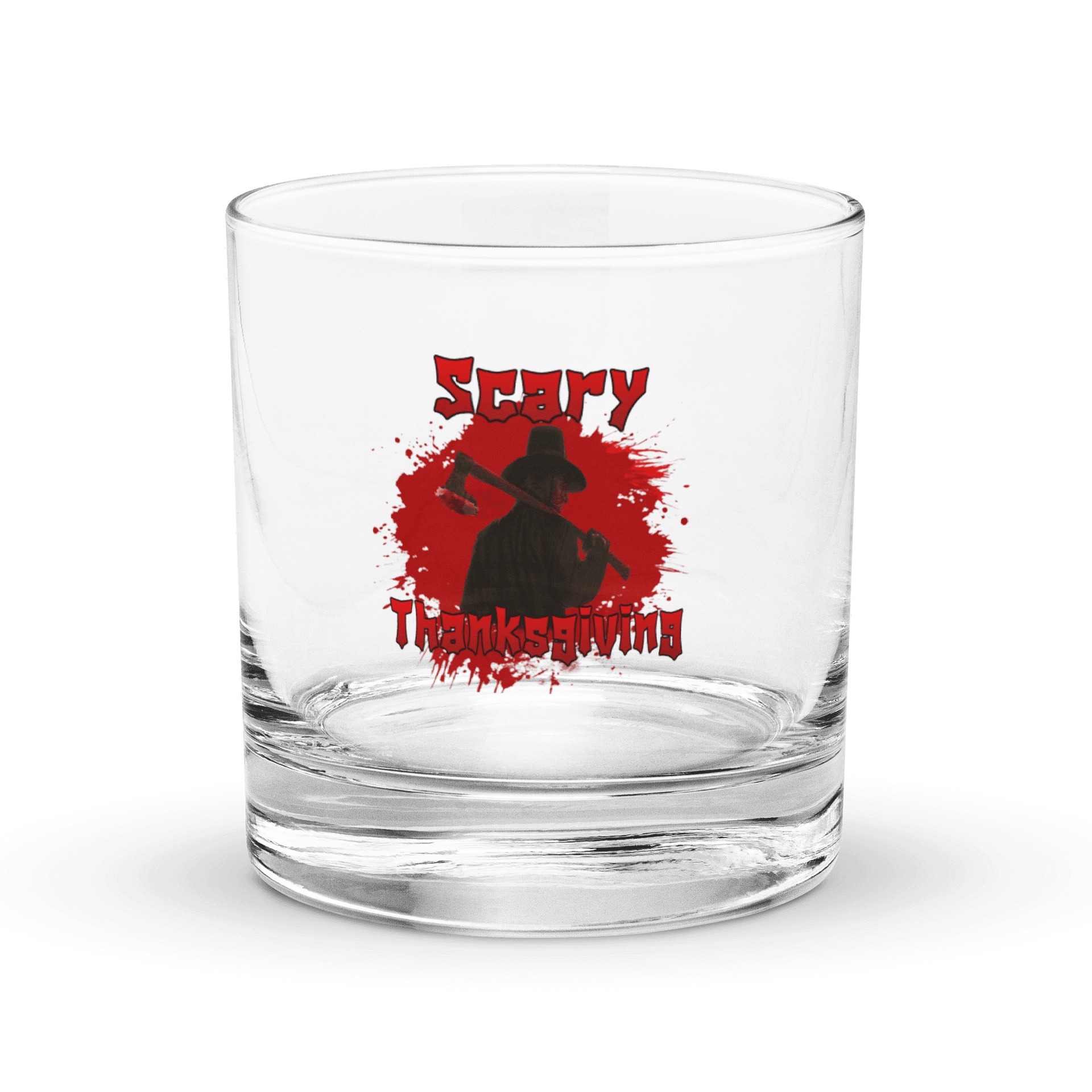 Horror Thanksgiving Rocks Glass Set product image (1)