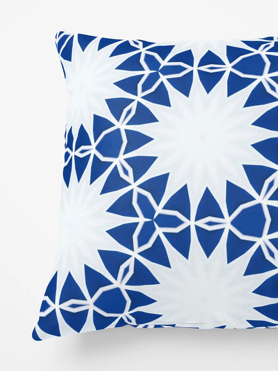 Cue the Blues - Abstract Print Throw Pillow product image (3)
