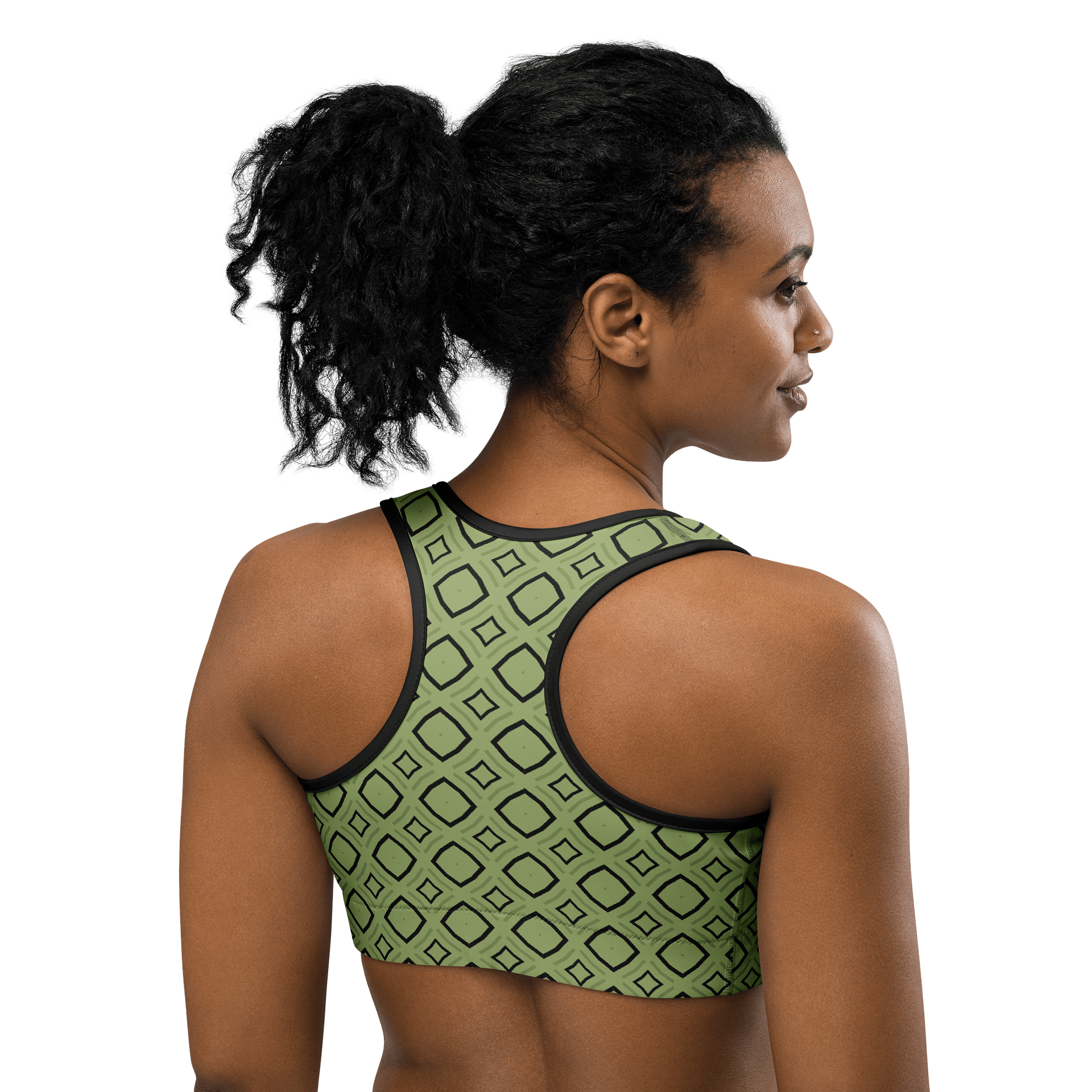 Bumble Delight Geometric Print Sports Bra product image (7)