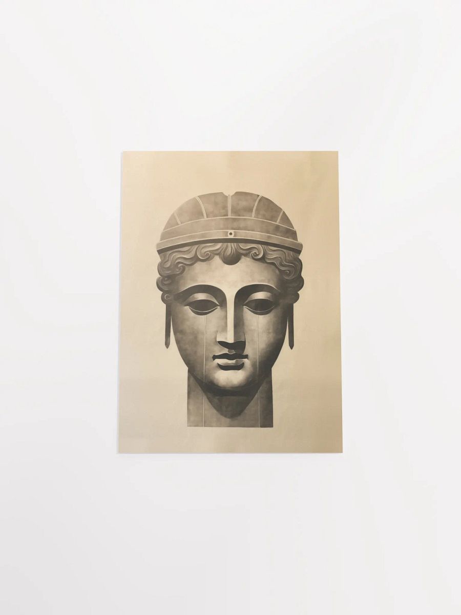 Academia Allure: Helmet Warrior Art Print product image (21)