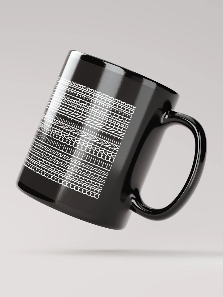 Mug Noir Codé Zen Blanc - Choisis le Calme Intérieur - Cadeau élégant product image (2)