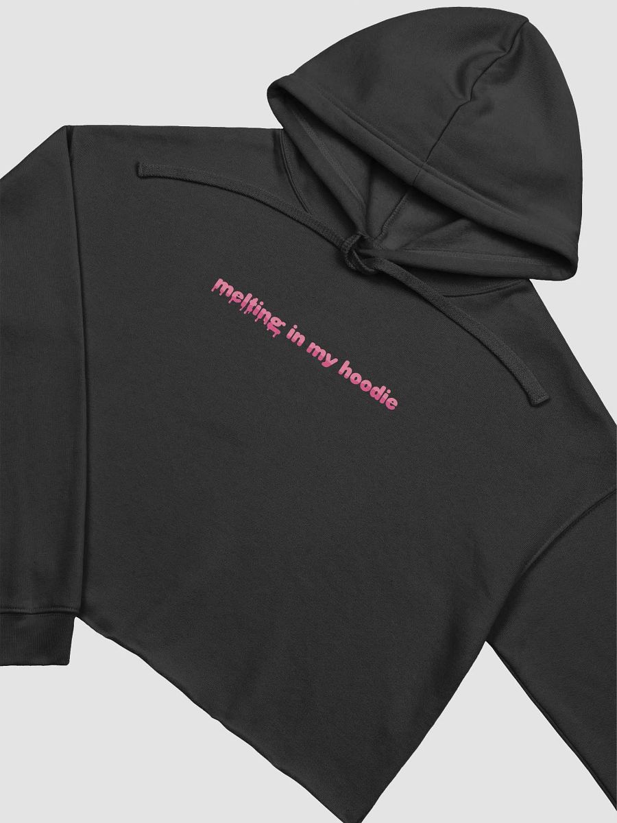 Melting in My Hoodie | Printed Crop Hoodie product image (3)