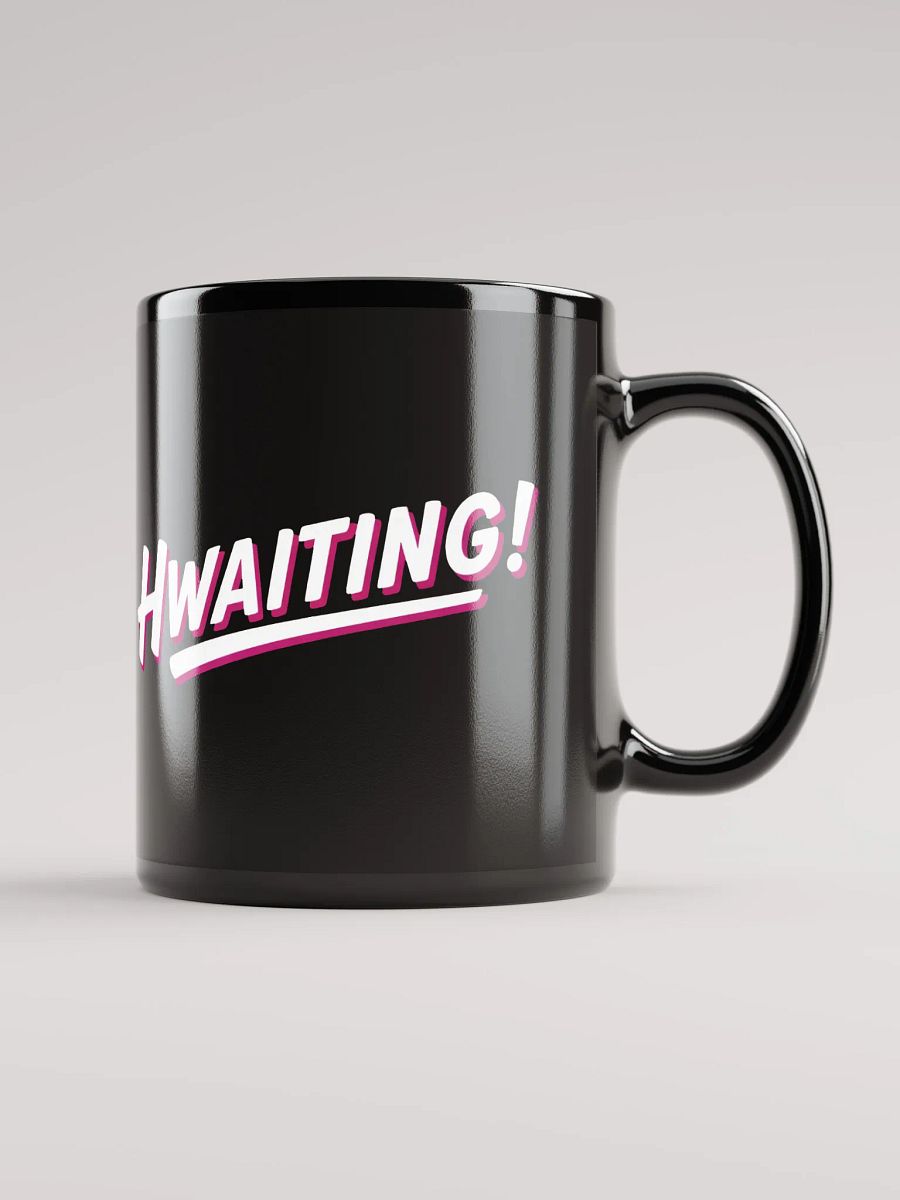 HWAITING! Energy Boost Black Glossy Mug product image (1)