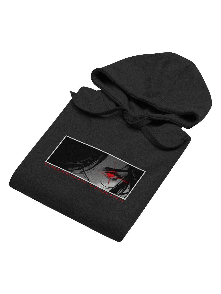 "Crimson Visions" Front Unisex Printed Hoodie product image (6)