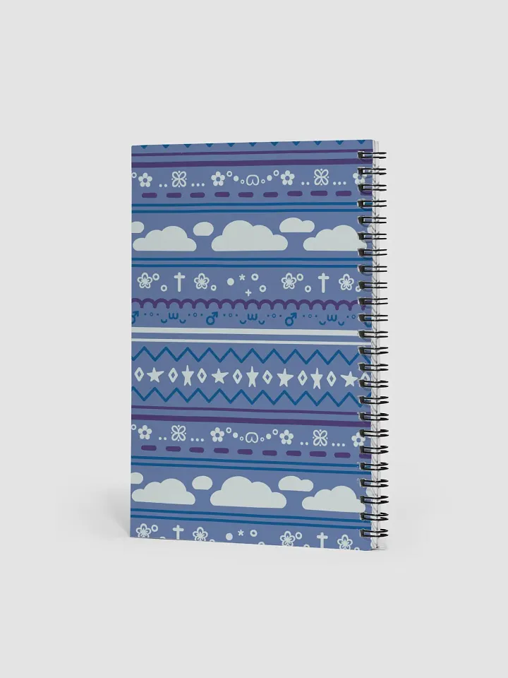 Cloudy Christmas Notebook - Blue product image (2)