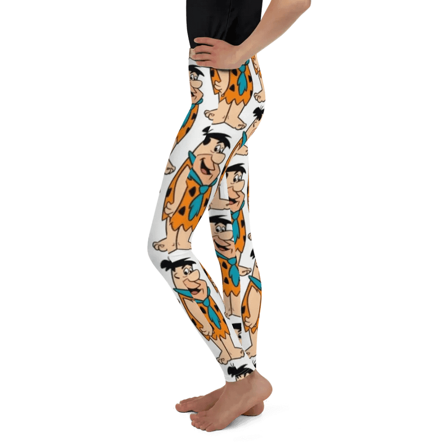 Kids Leggings – Flintstones Print for Retro & Fun Style product image (9)