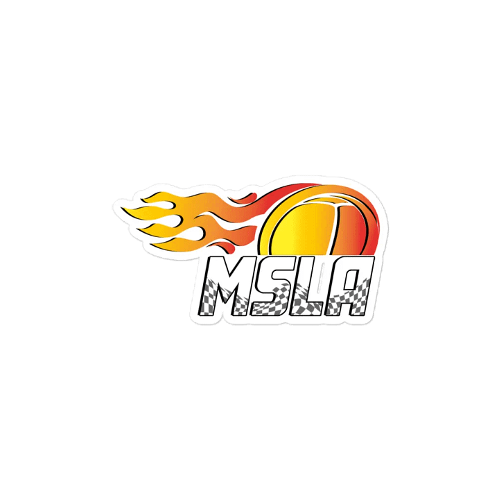 MSLA Logo Magnet - White product image (2)