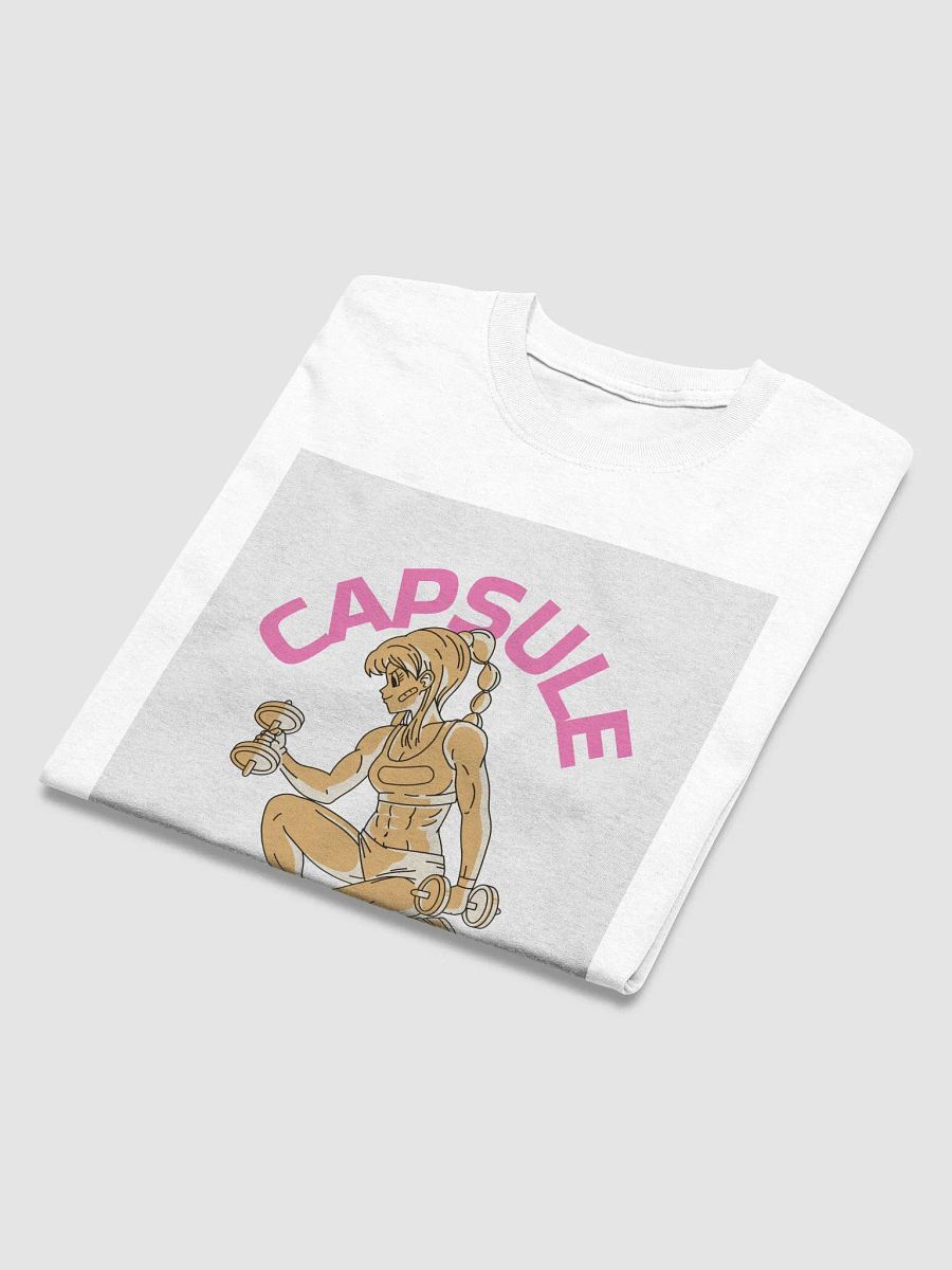 "Capsule Training Fitness Center" Gildan Heavyweight T-Shirt - Anime-Inspired Workout Gear product image (4)