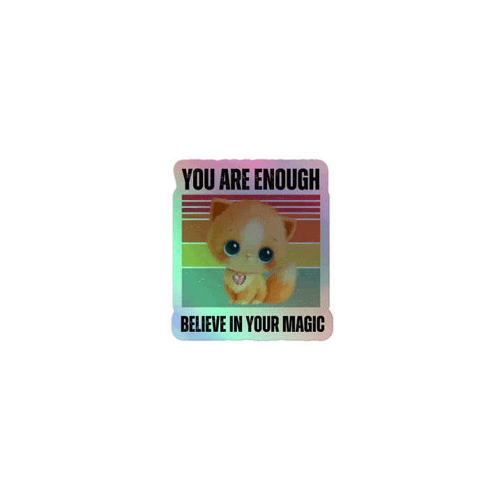 Holographic Kitten Love Sticker Pack product image (1)