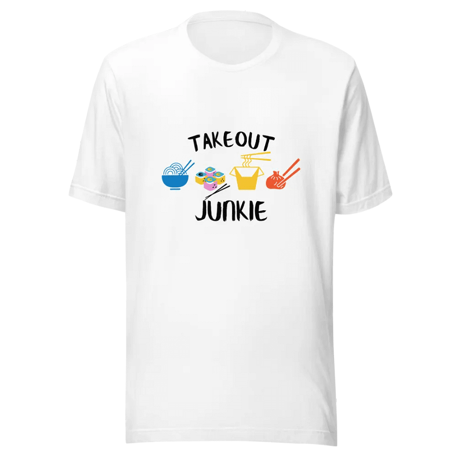 Take Out Junkie - Asian Food Lover - Bella Canvas 3001 Unisex Staple T-Shirt - Light Colors product image (2)