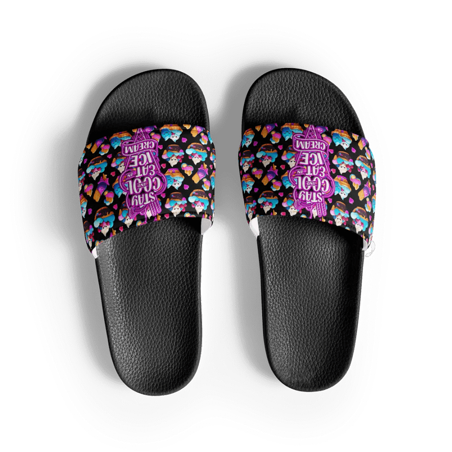 Ice Cream All Over Print Slip On Slides product image (2)