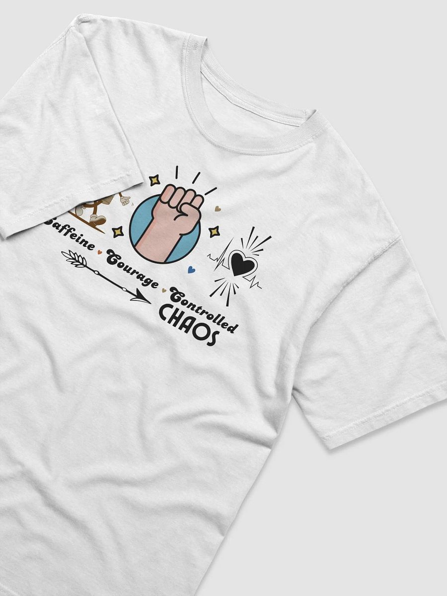 Caffeine, Courage, & Controlled Chaos Parkinson Comfort Colors T-shirt product image (31)