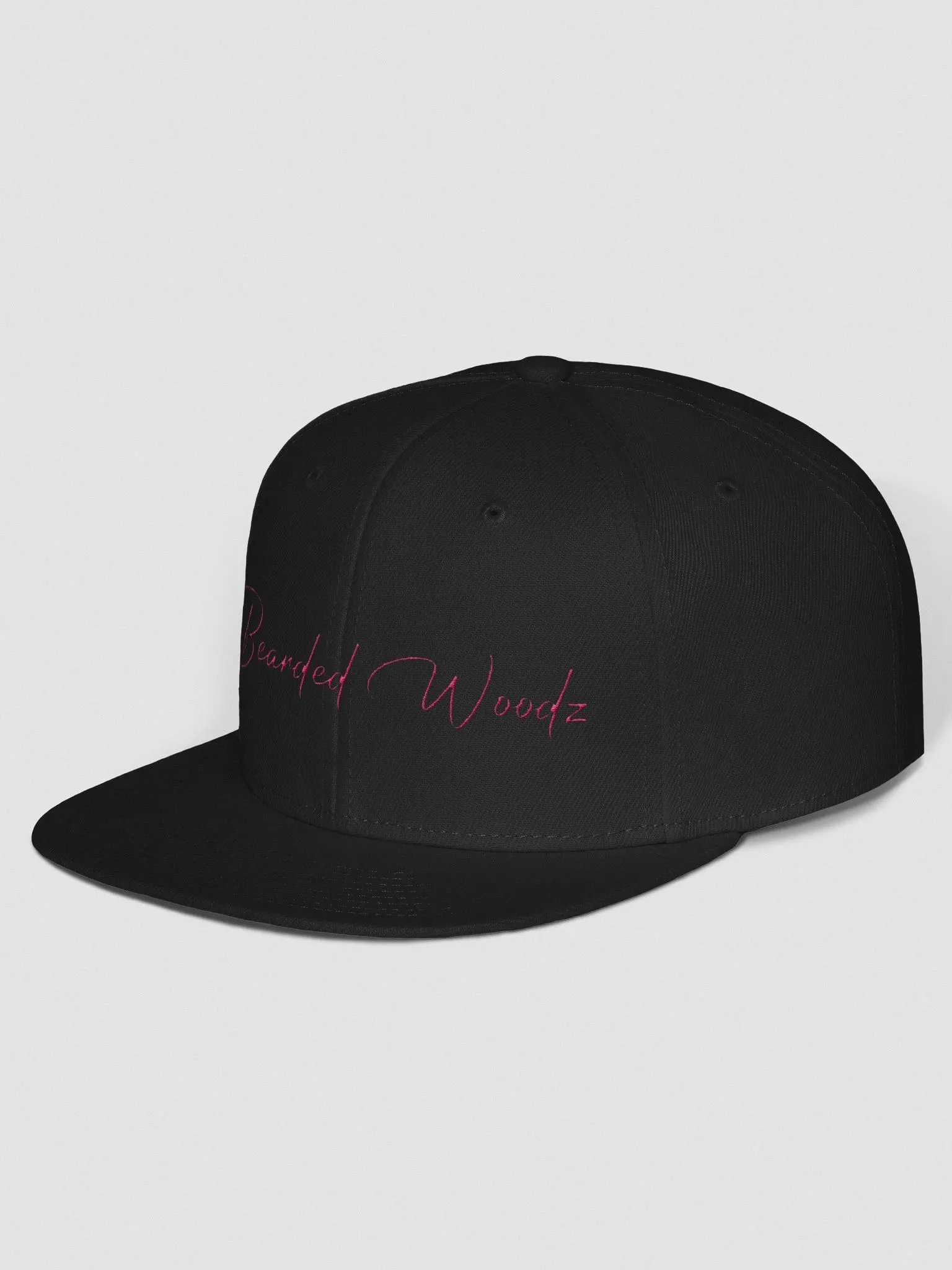 Bearded Woodz Signature Snapback Cap (Fight Cancer Edition) product image (2)