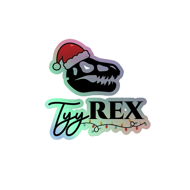 Holographic Holiday Logo Sticker product image (2)