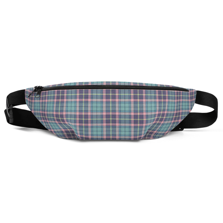 Light Green, Lavender, and Pink Plaid Fanny Pack product image (2)