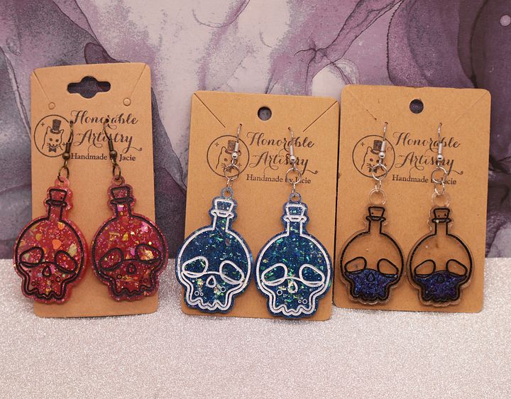 Poison Bottle Earrings product image (1)