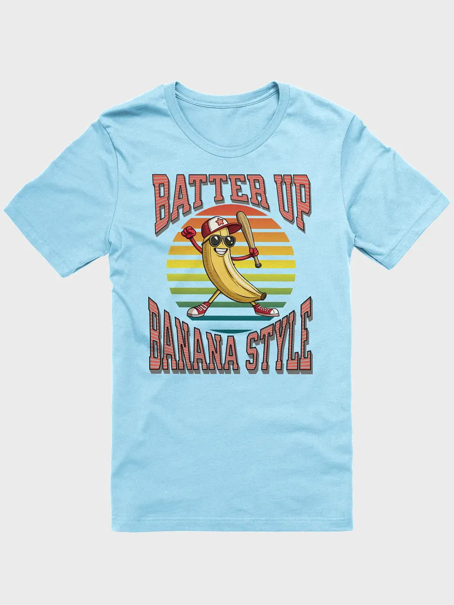Batter Up Banana Style Baseball Sunset Slam Dunk T-Shirt product image (1)
