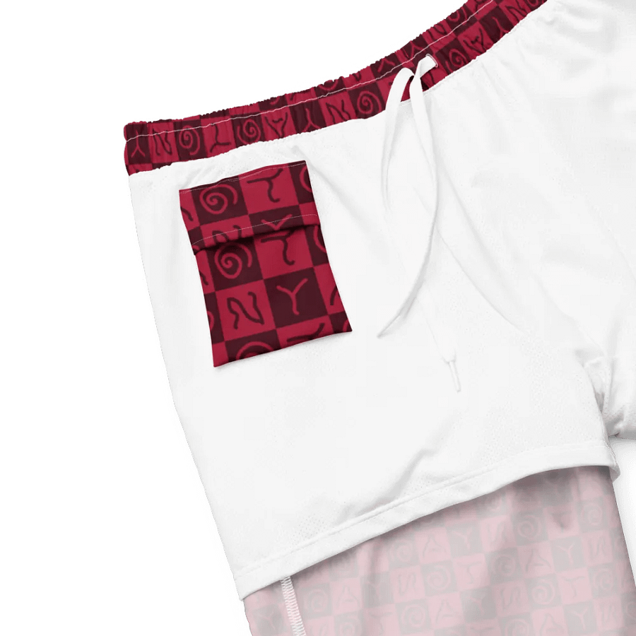 Crazy Tonya Red Swim Trunks product image (8)