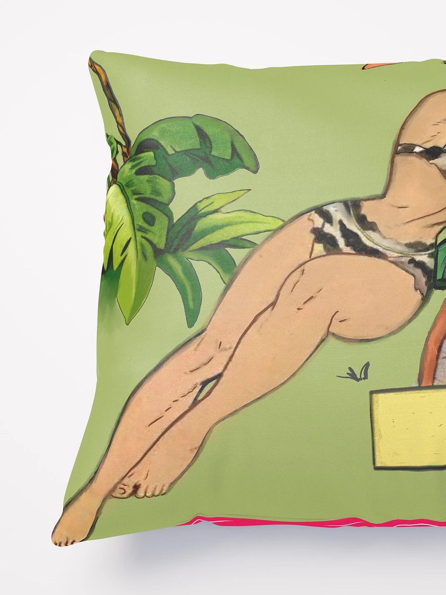 Vintage Jungle Girl Blond Cartoon Pillow product image (4)