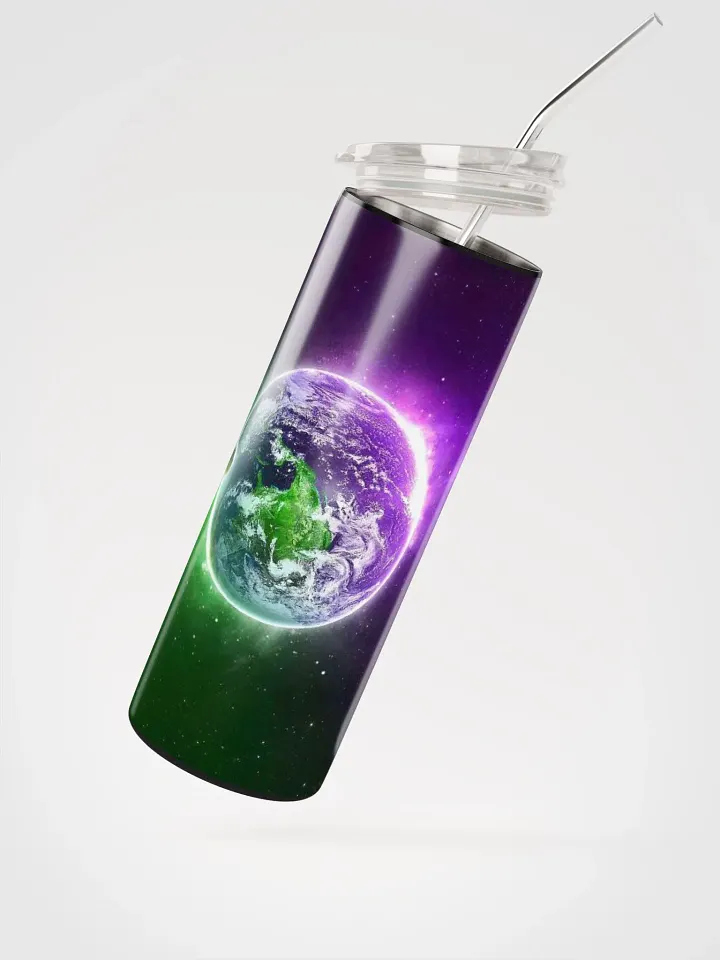 Green&Purple Space Steel Tumbler product image (2)