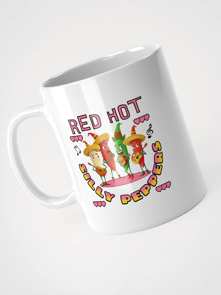 Red Hot Silly Peppers Sizzling Band of Chili Mug product image (2)