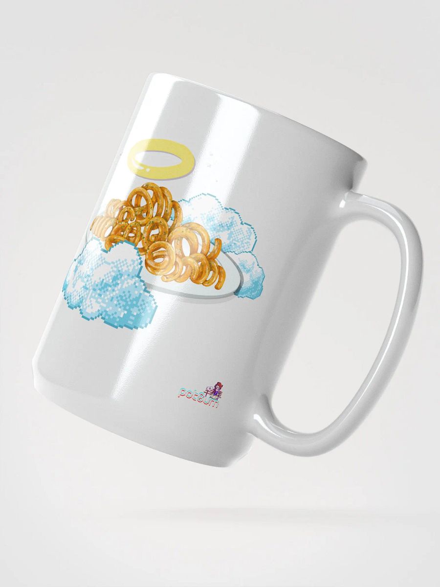 CURLY FRY CLUB white glossy mug product image (3)