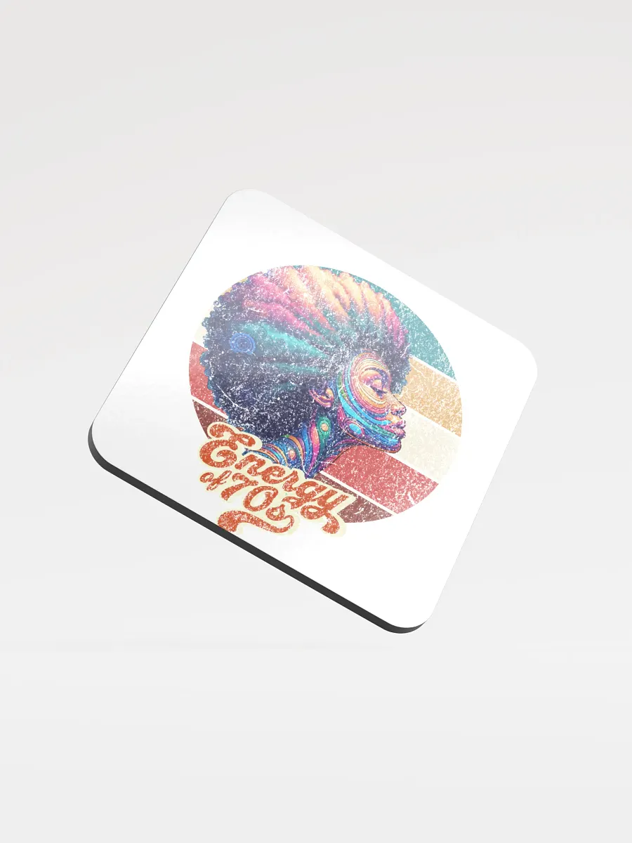 Retro Vibes Cork Coaster product image (1)