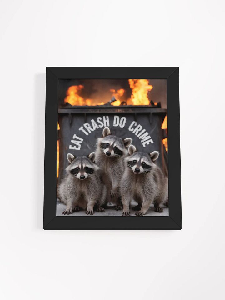 Raccoon Rebellion Framed Poster product image (2)