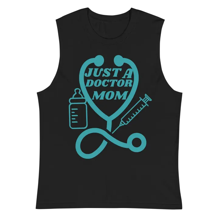 Doctor Mom Illustrated Muscle Tank product image (3)