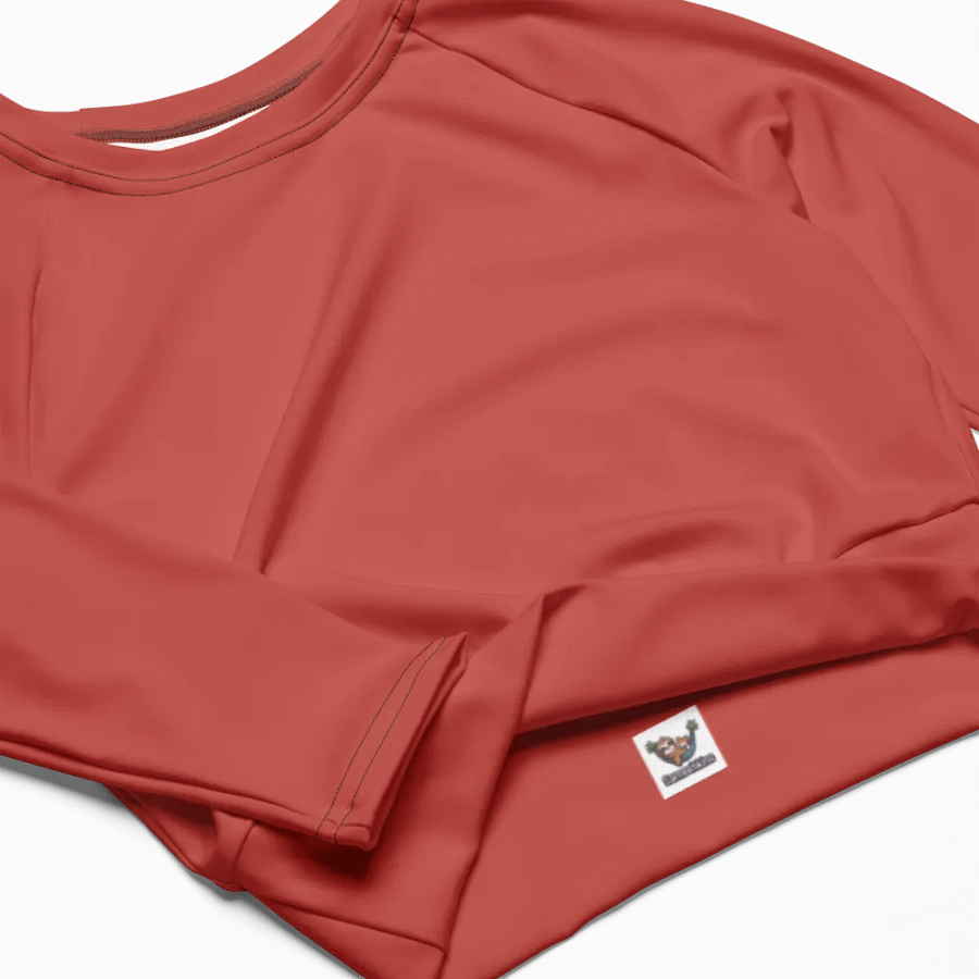 Aries Eco-Chic Long Sleeve Crop Top product image (4)
