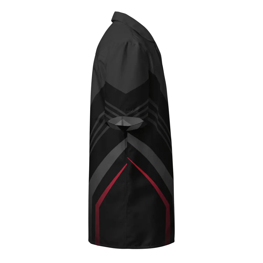 1K Frequency Black/Grey/Red Hawaiian Shirt product image (4)