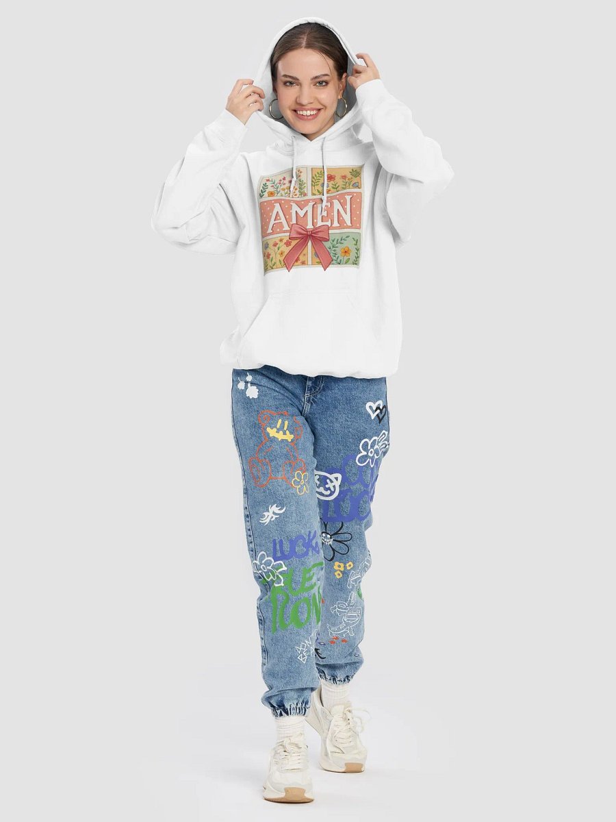 Floral Amen Classic Hoodie product image (4)