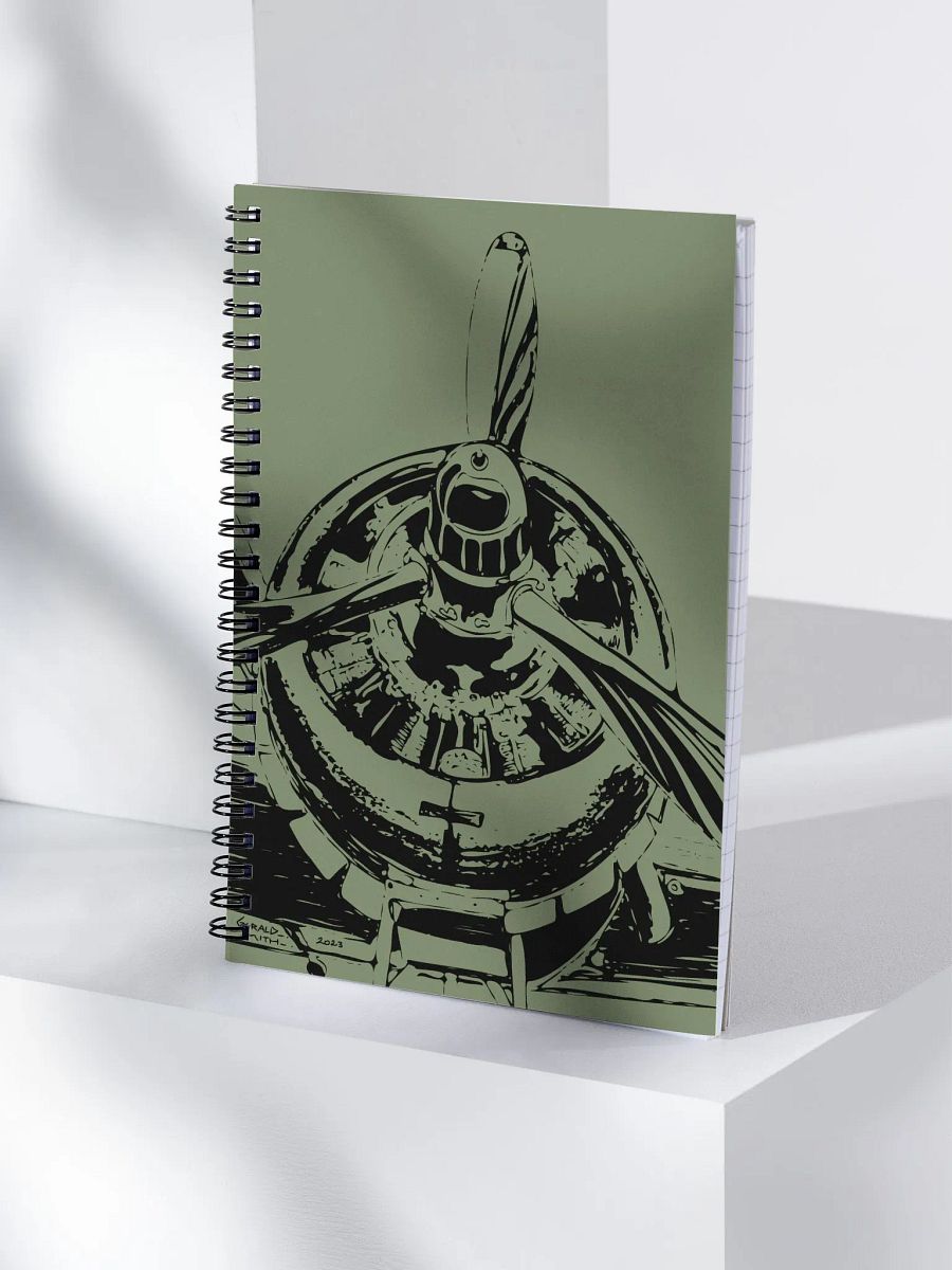 DC-3 Dakota Ring Bind Notebook Perfect Gift for Pilots & Enthusiasts Sketching Doodling Journals product image (4)