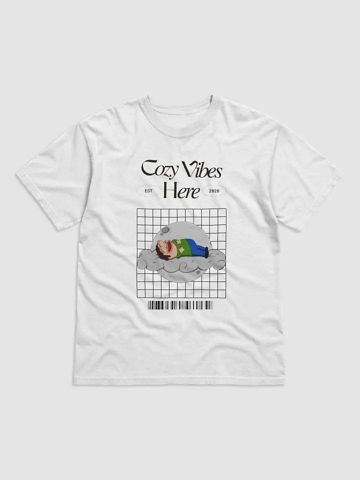 Cozy Vibes Here Shirt (White Edition) product image (1)