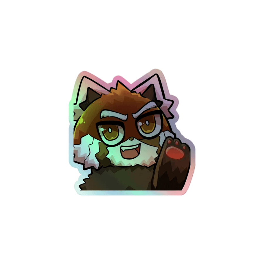 Holographic Wave Sticker product image (1)