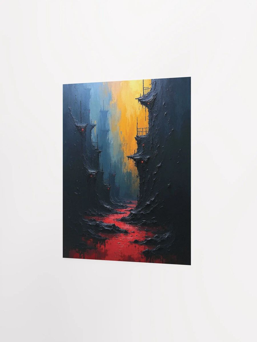 Fiery Abyss Matte Poster product image (9)