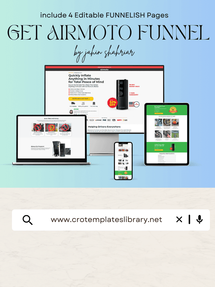 Get AirMoto Funnelish Templates product image (1)