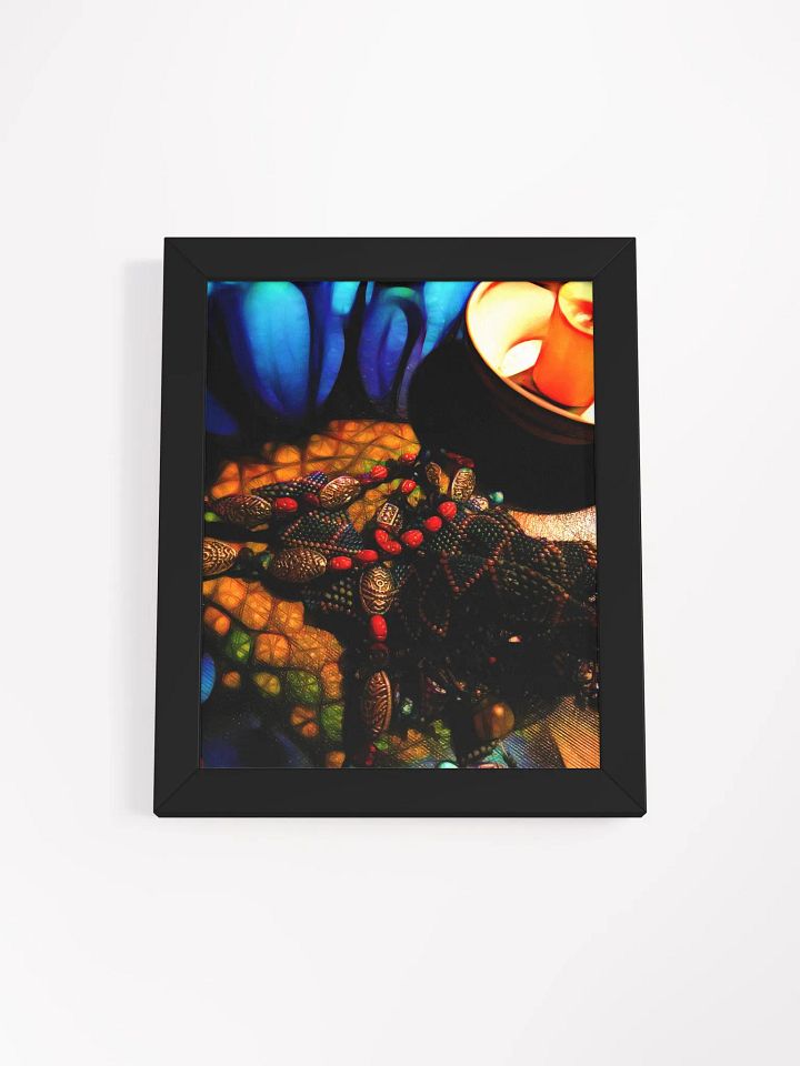 Good Luck Lady Bug Bead Still Life Framed Poster product image (23)