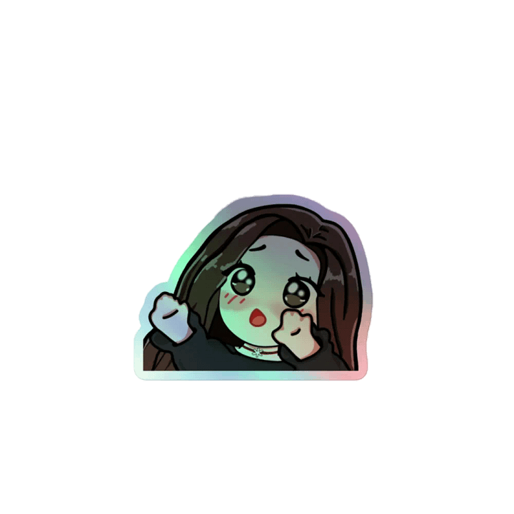 Nathaluu pls Holo Sticker product image (1)