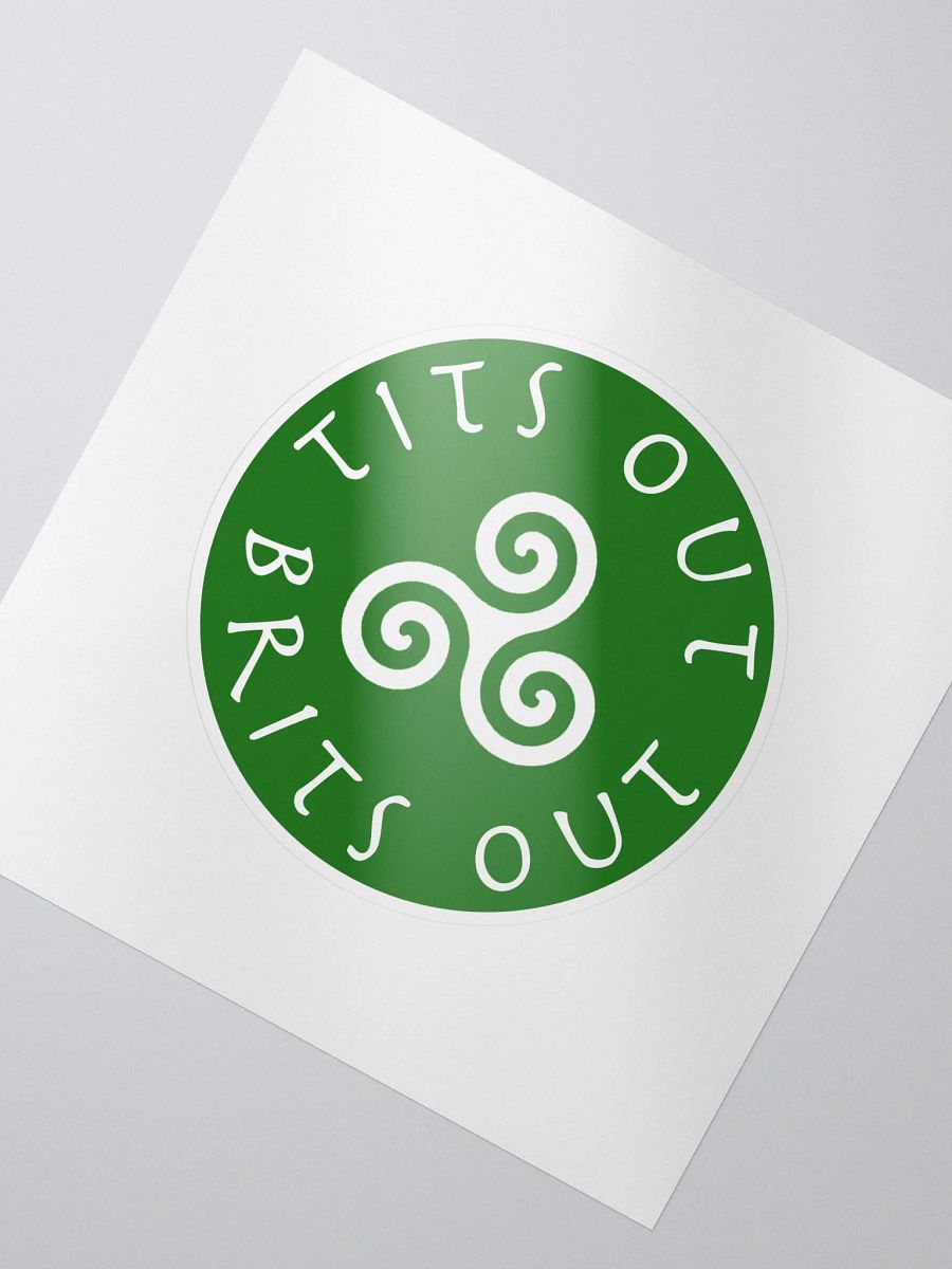 Tits Out Brits Out Sticker product image (2)