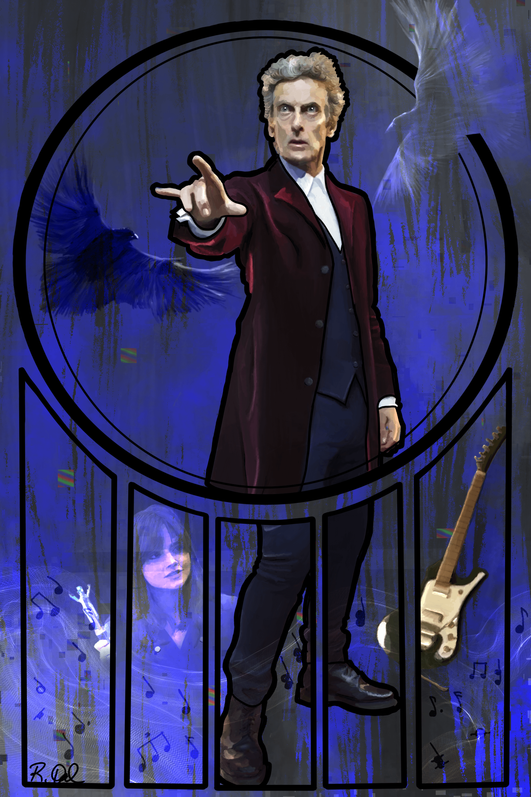 Who-Veau #7 (Original on Canvas) product image (1)